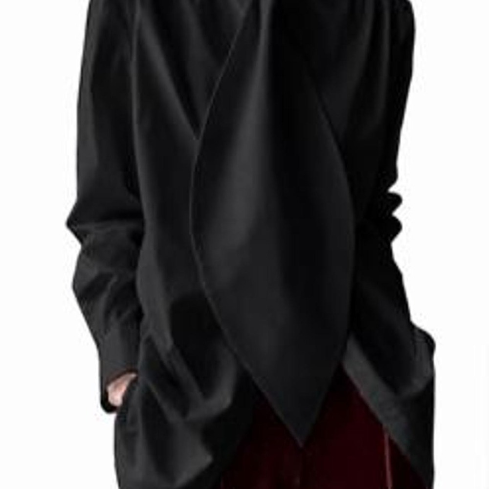 UOOZEE Women's Stylish High Neck Tie Design Blouse